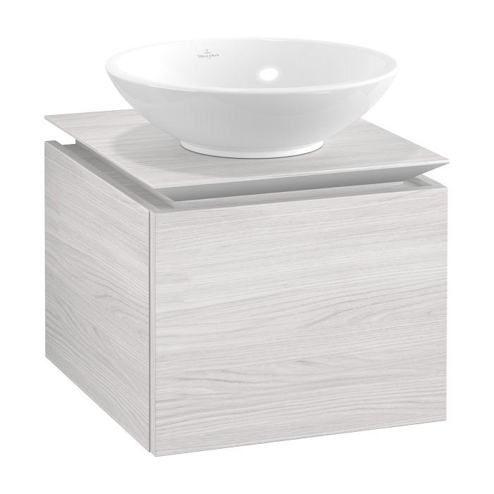 Villeroy & Boch Legato Waschtischunterschrank B56500E8 45x38x50cm, White Wood
