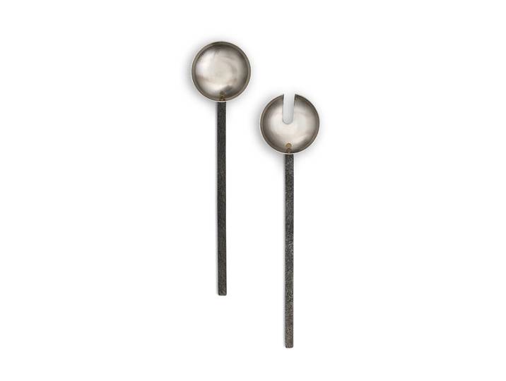 Ferm Living Couverts à salade Obra 2 Pièces Stainless Steel