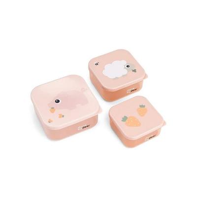 Snackbox-Set Tiny farm Rosa