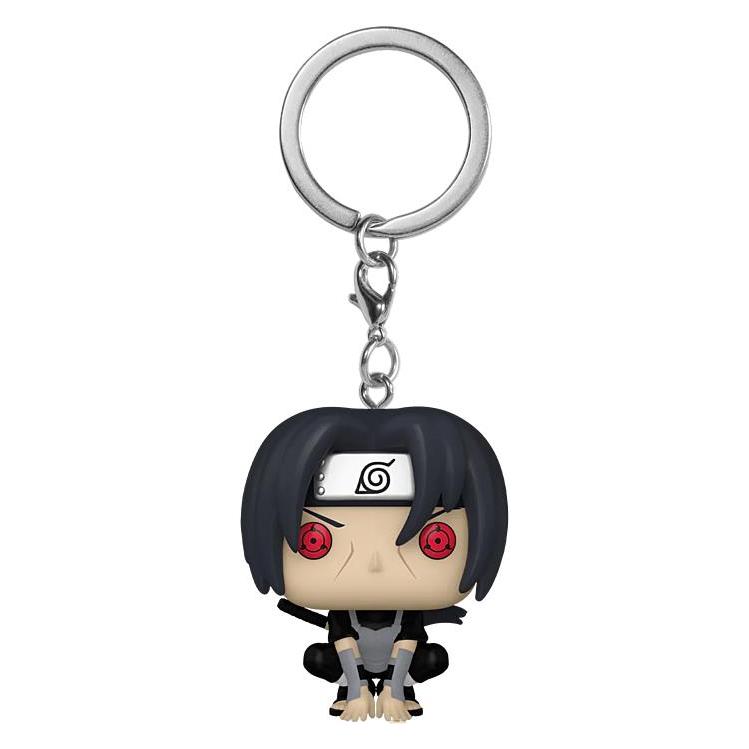 Funko Naruto Pocket POP! Vinyl Schlüsselanhänger 4 cm Itachi Uchiha (Moonlit) Display (12) (50318)
