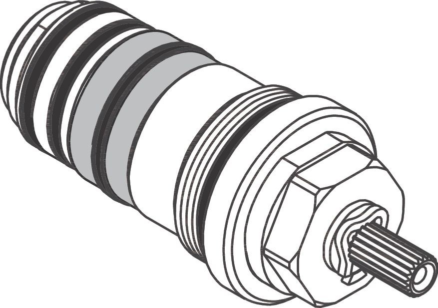Hansgrohe MTC Regeleinheit Pharo ohne Anschlag für K4-Steuerung, 96668000 96668000