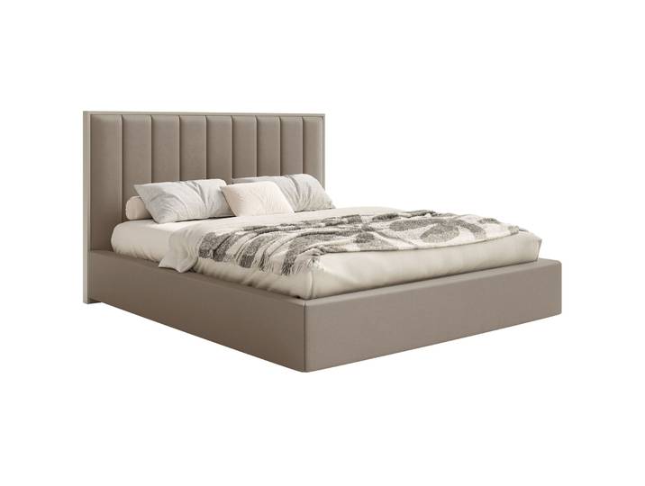 Polsterbett 180x200 cm Togents mit Stauraum und LED-Beleuchtung,