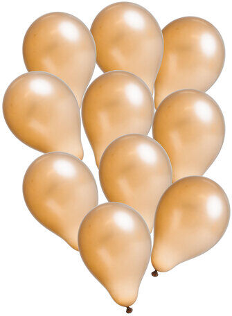 Luftballons "Metallic", gold, 30 cm Ø, 10 Stück