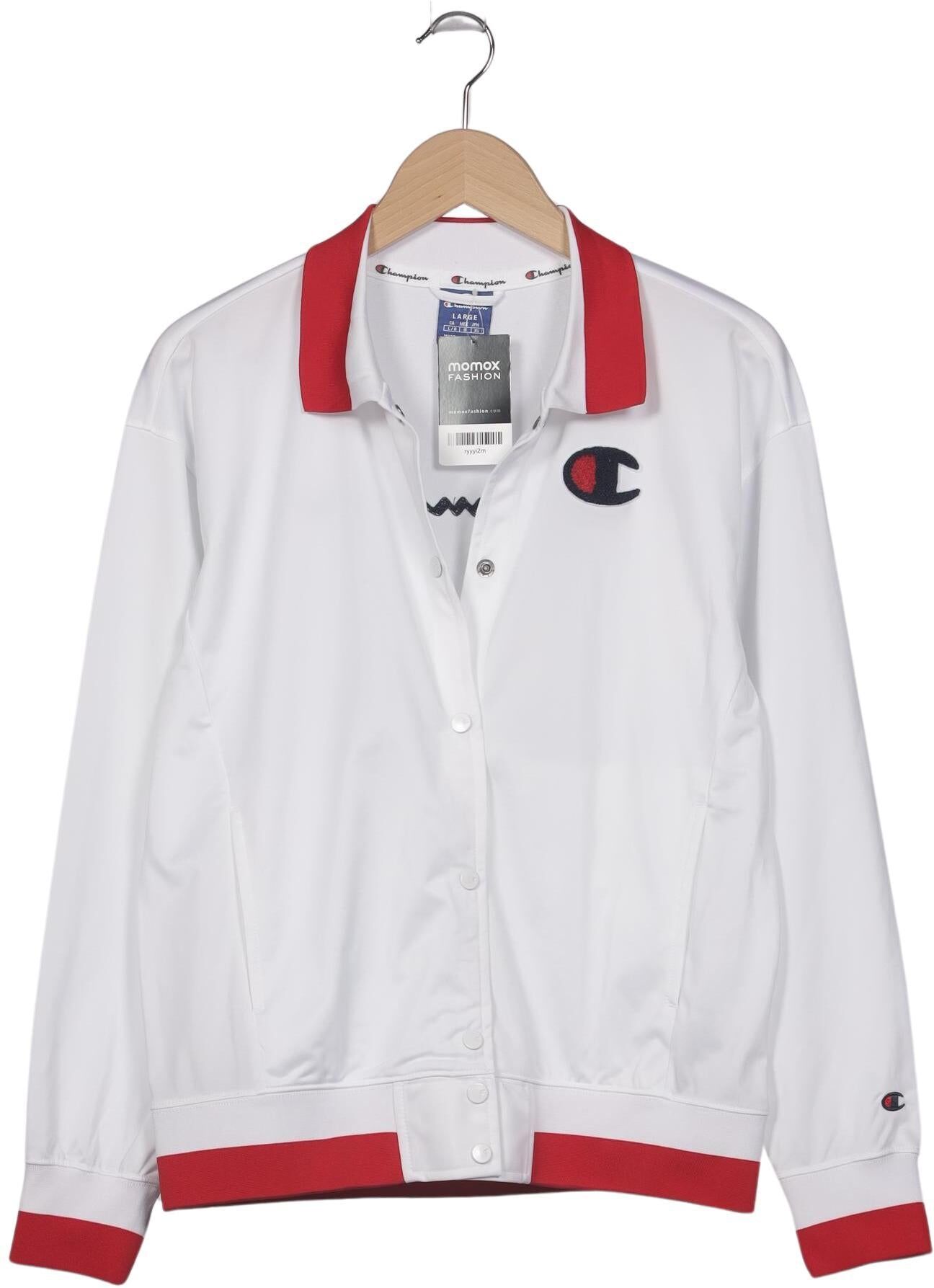 Champion Damen Jacke, Weiß, Gr. L, Synthetik - Second Hand