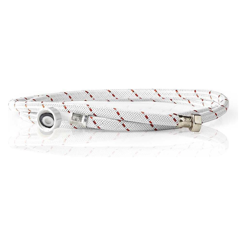 Nedis Nylon Zulaufschlauch | 1/2" | 3/4" | 10 Bar | 90 °C | 2.00 m | Anwendung: Schüssel / Waschma (WAIH3412SH1N20)