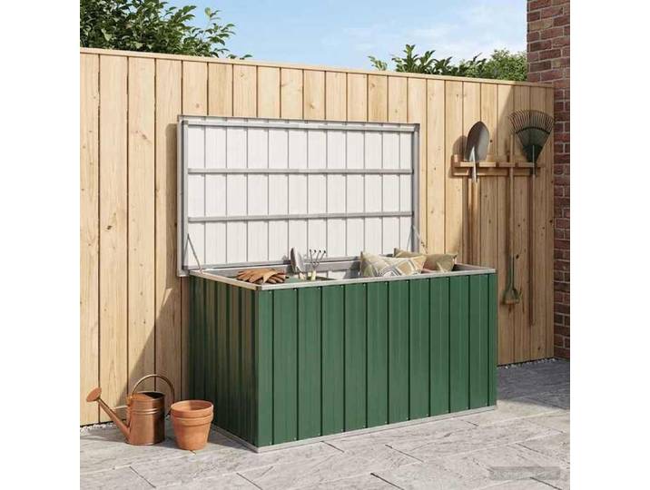 Vert Coffre de rangement de jardin Vert 129x67x65 cm - Meuble de balcon LV59523