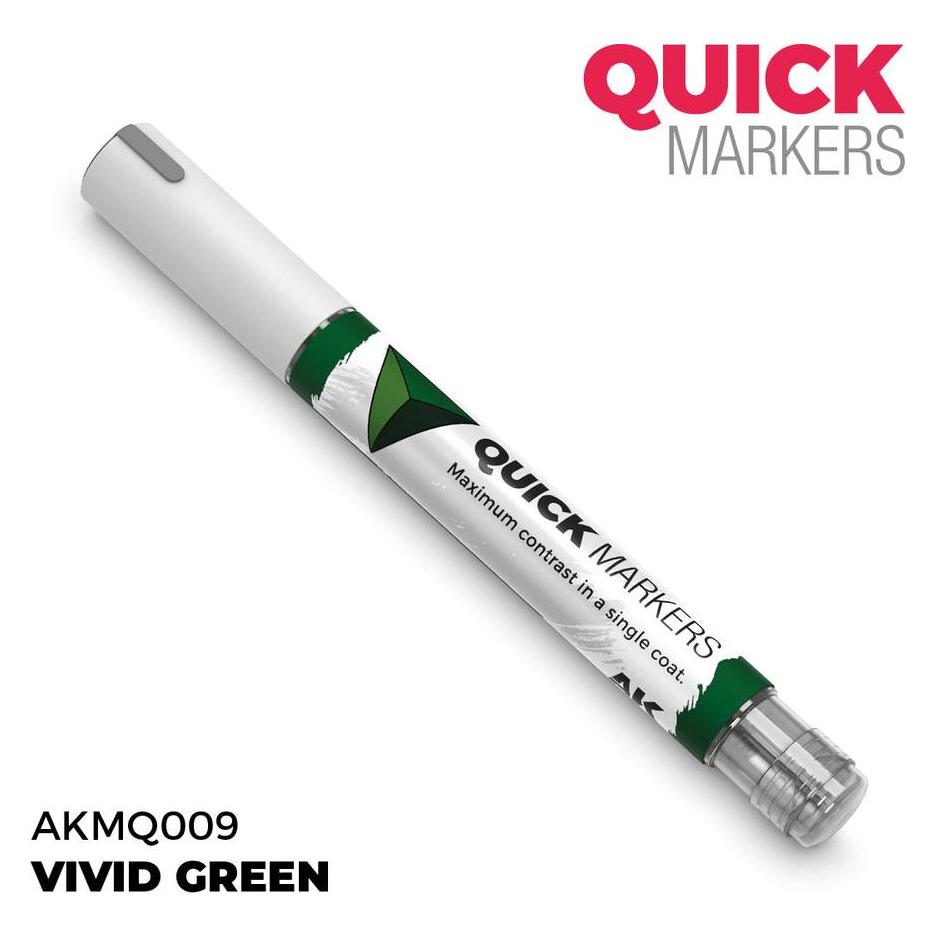 AK Interactive - Quickmarker Vivid Green (AKMQ009)