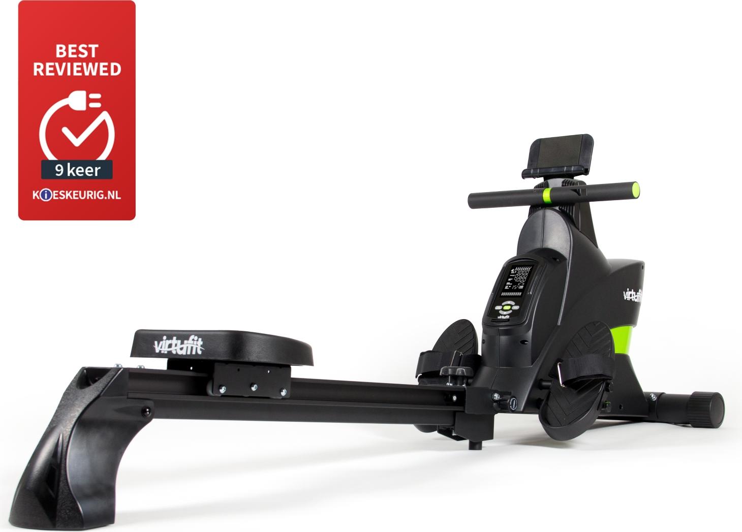 VirtuFit Ergometer Rudergerät Semi-Pro mit Bluetooth und Tablethalter