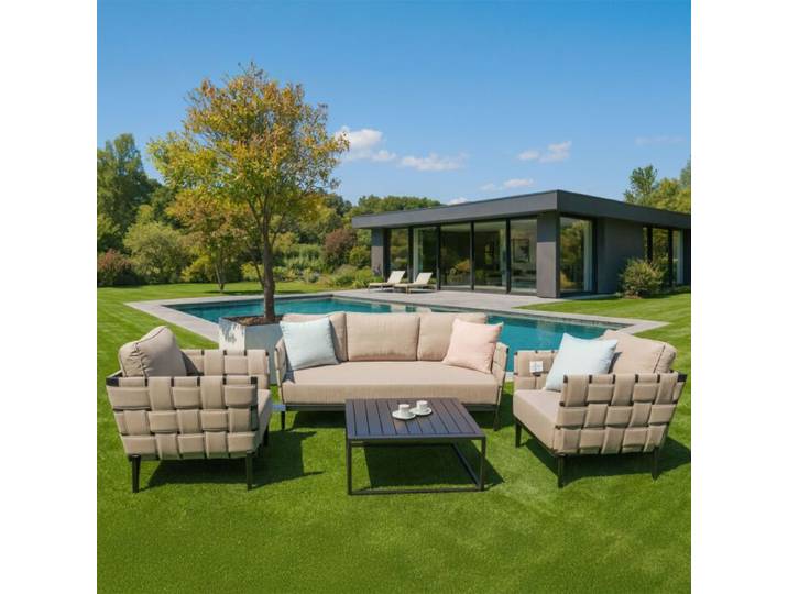 Gartenlounge Diamond, 3-teilig
