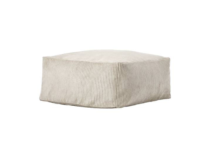 Kid s Concept Pouf assise Kid 's Base 85x85x34 cm Blanc naturel'