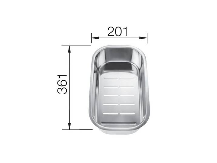 Blanco Einbauspüle Multifunktionsschale Edelstahl, 224787