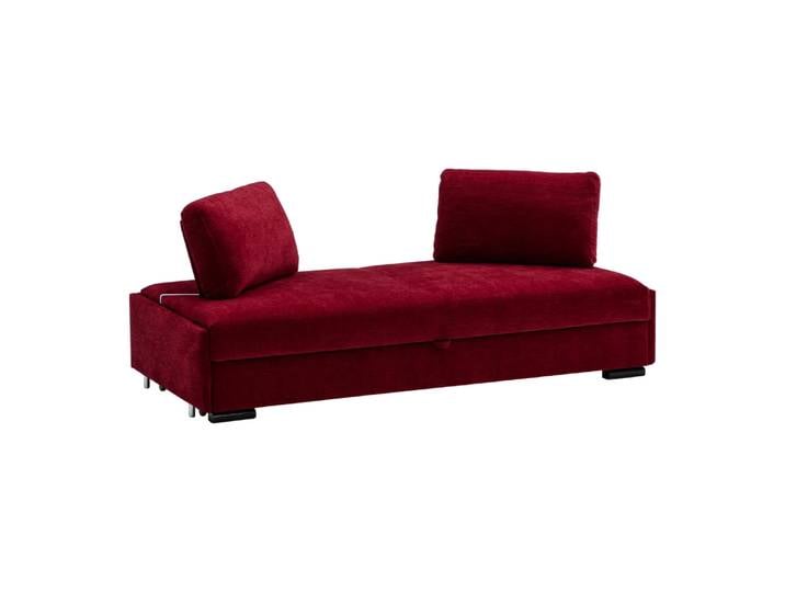 Bettsofa Juno, Edition, dunkelrot, Textil