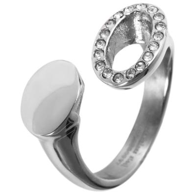 Fingerring ADELIA´S "Damen Ring aus Edelstahl" Gr. 54, silber, Fingerringe, Damen, 54, Edelstahl, Fingerring