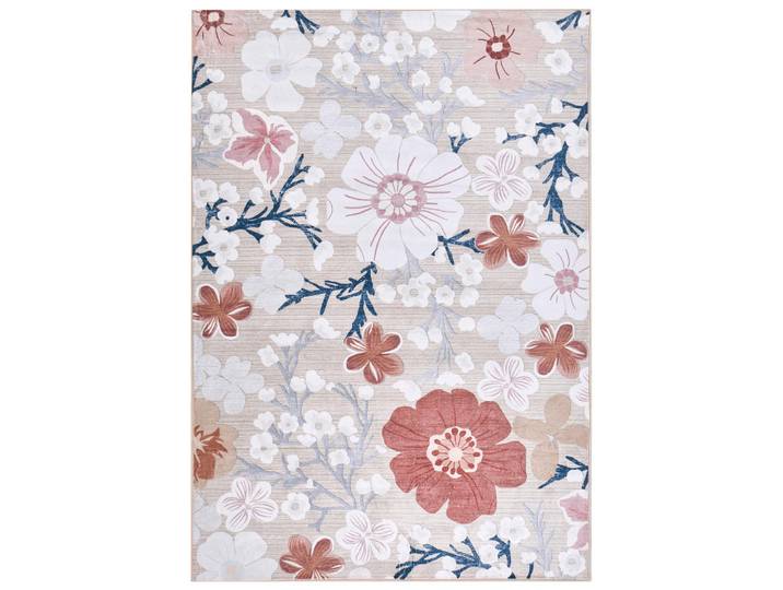 Beliani Teppich Bunt 140/200 cm Dazkiri, Mehrfarbig, Rechteckig, 140x200 cm, Teppiche und Böden, Teppiche