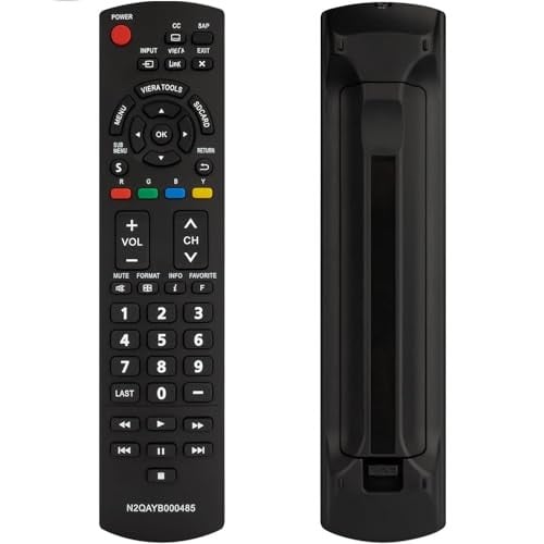 Universele afstandsbediening voor Panasonic Smart TV met Viera Link, compatibel met TC-32LX24, TC-42LS24, TC-42PX24, TC-50PS24 en andere modellen