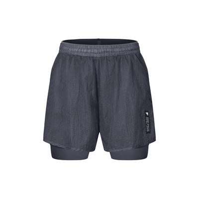 Fahrradhose ENDURA "ALLTRACK", Damen, Gr. L, N-Gr, grau (carbon grau print), Obermaterial: 100% Polyamid PA., uni, regular fit, Hosen Fahrradhose, aus leichtem Material