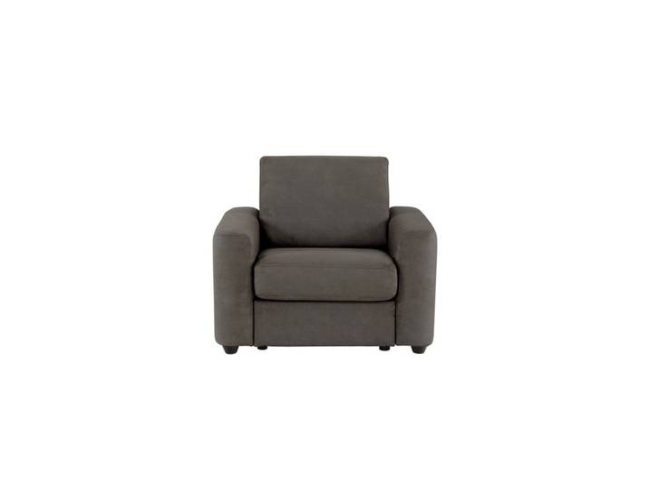 Fauteuil manchettes CURVE NICARAGUA tissu Apache anthracite 1