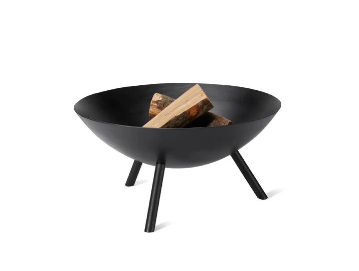 Philippi - Flames Feuerschale L, Ø 56 x H 29 cm, schwarz