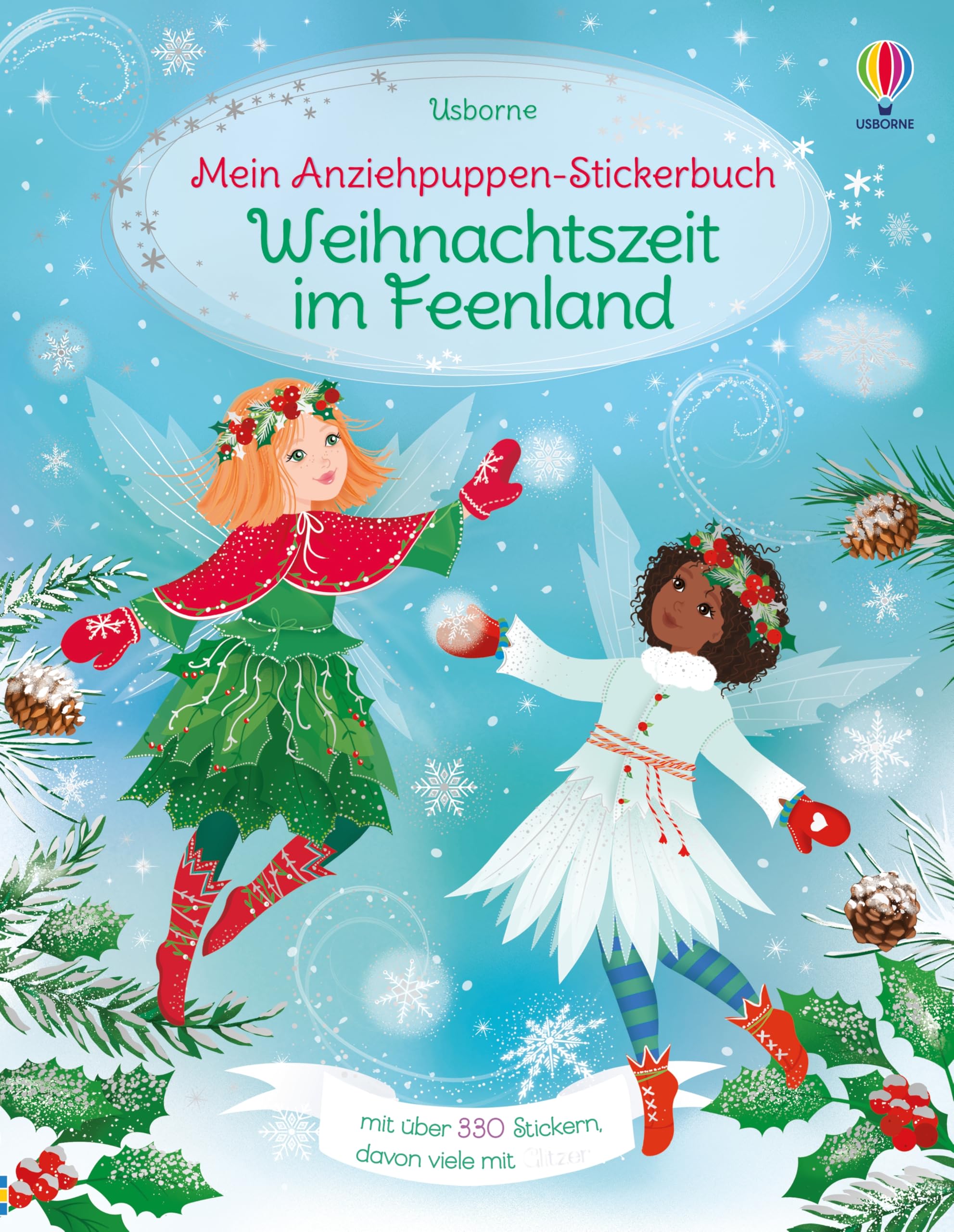 Fiona Watt - Mein Anziehpuppen-Stickerbuch: Weihnachtszeit im Feenland: Stickerheft mit über 310 Anzieh-Stickern, davon viele mit Glitzer – die Feen können für ... 5 Jahren (Meine Anziehpuppen-Stickerbücher) - Preis vom 13.10.2026 19:28:25 h