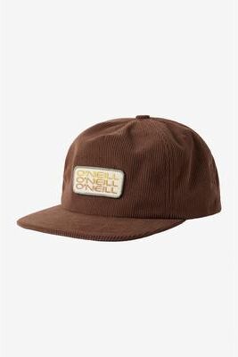 O'Neill s Static Cord Snapback Hat in Teak, Polyester