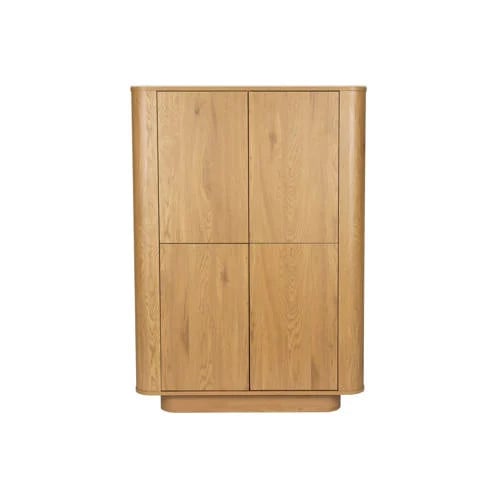 Housecraft Living Almira Kast met Hout en Marmerlook in Naturel