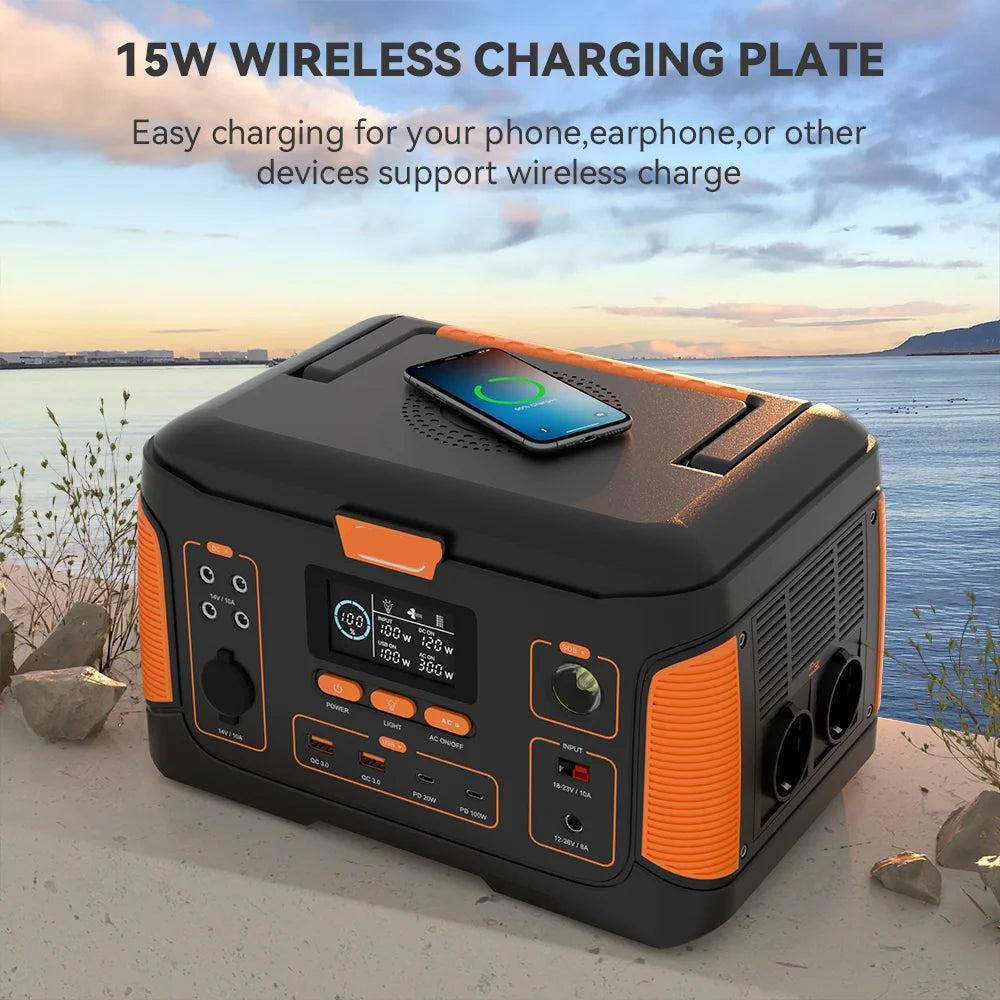 Selius Power Station 1000W - 932Wh - Mobiele Noodstroomvoorziening met Pure Sinusgolf Uitgang