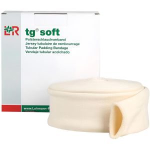 Lohmann&Rauscher Schlauchverband tg soft L, Größe 8-10, für Beine, aus Frottee, wiederverwendbar, 10 m