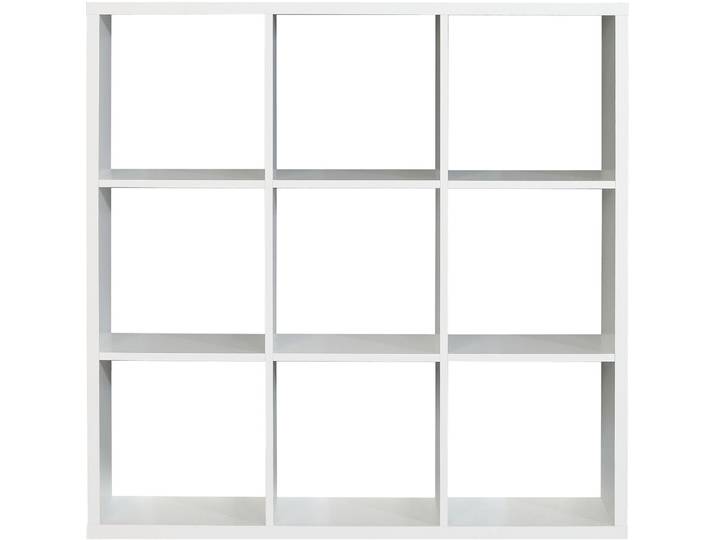 Standregal FORTE Mauro , weiss (weiß), B:107,2cm H:107,3cm T:32,9cm, Holzwerkstoff, Regale, Standregal, Fachgrösse 33x33cm, 4 Fächer