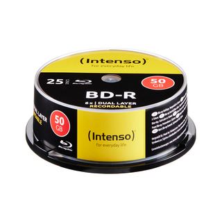 Intenso Blu-ray 6x Speed Cakebox 25 50GB