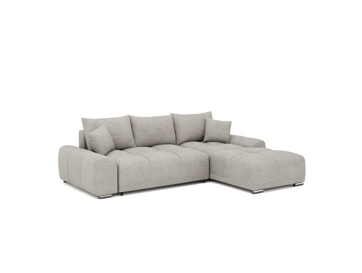 Ecksofa mit Schlaffunktion TRAVIS rechts grau