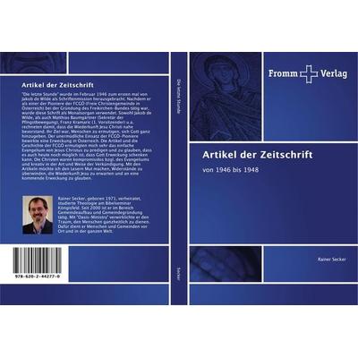 Artikel der Zeitschrift, Taschenbuch von Rainer Secker, Fromm Verlag, 978-620-2-44277-0