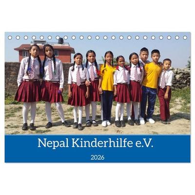 Kalender der Nepal Kinderhilfe e.V. (Tischkalender 2026 DIN A5 quer), CALVENDO Monatskalender