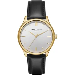 LARS LARSEN - MATHILDE - gold schwarz - leder
