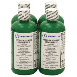 HAWS Wasserzusatz 9082 für mobile Augenduschen 4 x 236 ml