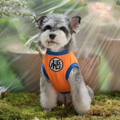 Inspire Essentials Goku Inspired Summer Pet Vest For Small Dogs And Cats xsold