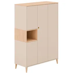 Paidi Kleiderschrank Mila & Ben 141 x 206 cm Dekor Cashmere-Beige