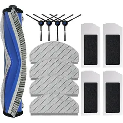 Roboparts Zubehör-Set für Ecovacs Deebot N20 Plus / Pro Plus, Staubsauger Roboter Zubehör, Grau