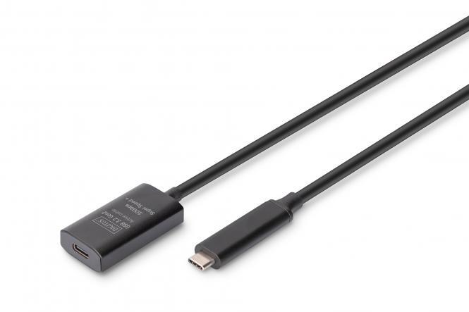 Digitus Aktives USB 3.2 Gen2 10G Verlängerungskabel, USB-C - USB-C, 5m DA-73112