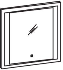 Artiqua LED-Spiegel, 073-SFU-1-70 073-SFU-1-70