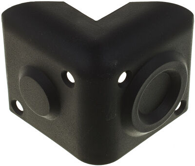 Adam Hall 4018 Cabinet Corner Schwarz
