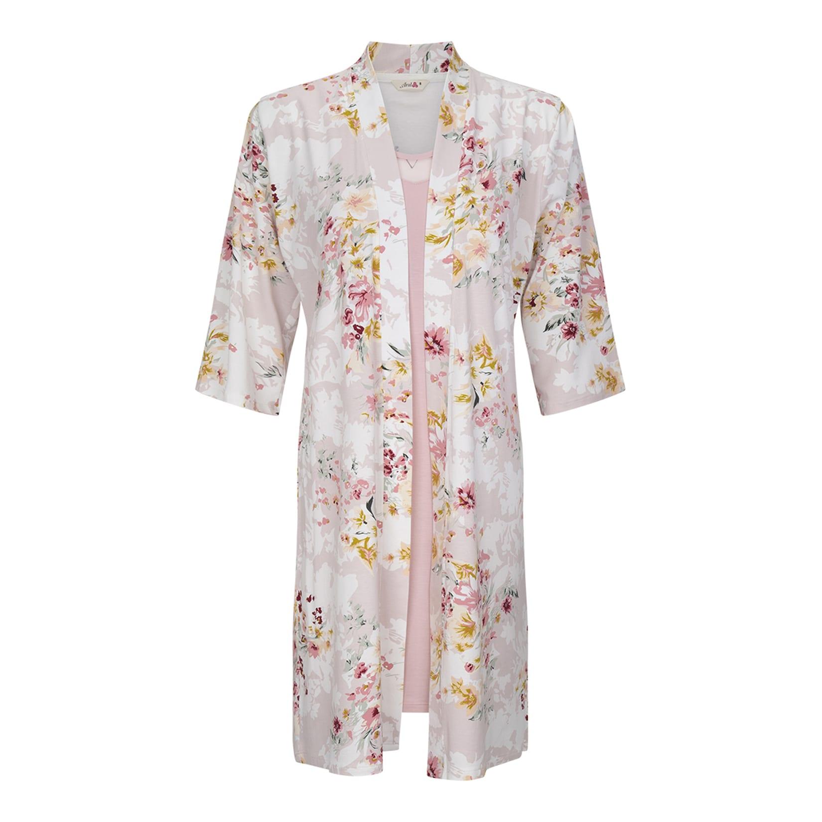 Goldenbay Damen Sleepwear-Set Gown & Nightdress Blossom 1er Pack