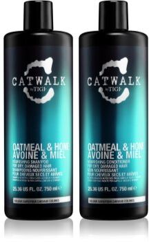 Tigi Oatmeal & Honey formato poupança para cabelo danificado para mulheres . Catwalk Oatmeal & Honey
