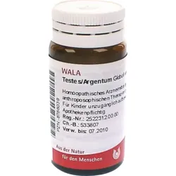 Testes/Argentum Globuli 20 g Globuli