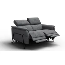 RELAXSOFA RODEN 2-Sitzer, dunkelgrau