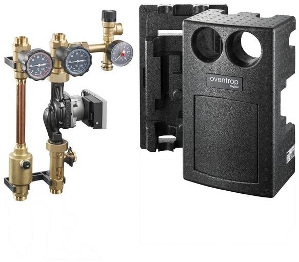 Oventrop Übergabestation Regusol LH-180 DN 25 Grundfos UPM 3 Solar 25-75 PWM