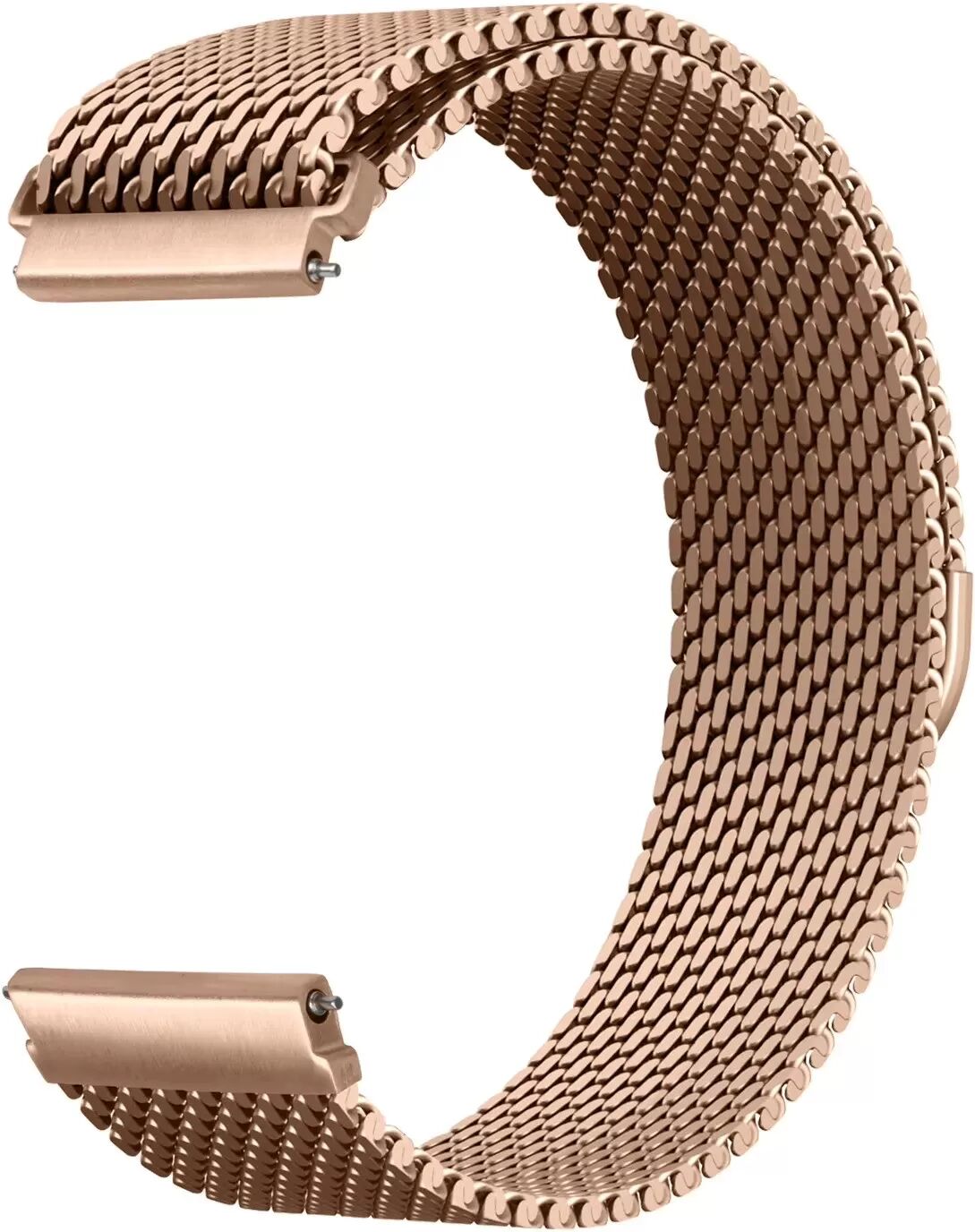 INF Mailänder-Schlaufe Uhrenarmband für Smartwatches Roségold 22 mm