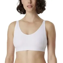 Schiesser BH Soft Removable Pads Bra Weiß Polyamid 3XL Damen