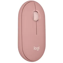 Logitech Maus Pebble 2 M350S Kabellos + Bluetooth Rosa 910-007014