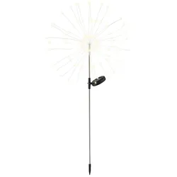 MARELIDA LED Solarstab FEUERWERK Gartendeko Gartenstecker H: 100cm Dämmerungssensor