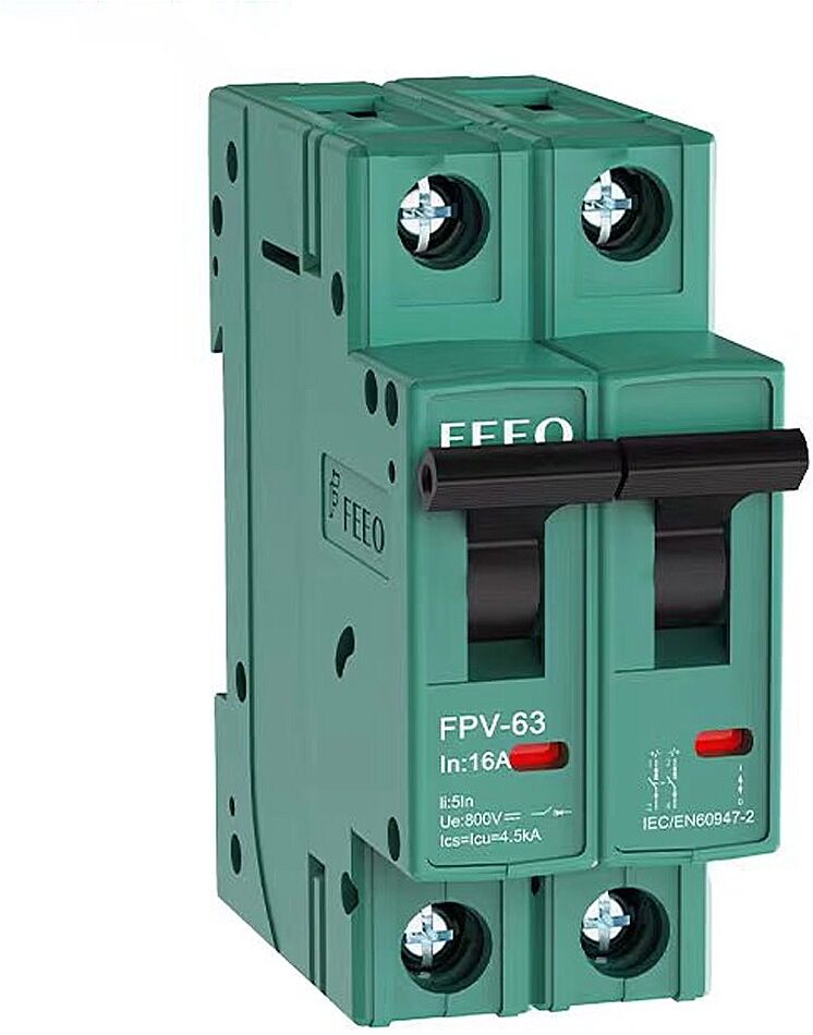 Interruttore magnetotermico 16A 800V DC Curva C   FEEO